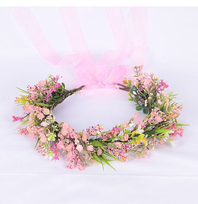 Wreath Headdress Fairy Flower Fairy Simulation Wreath