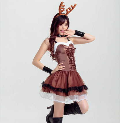 Women's Sexy Christmas Elk Party Costume