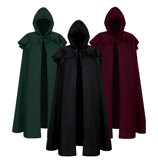 Medieval Gothic Retro Solid Color Robe