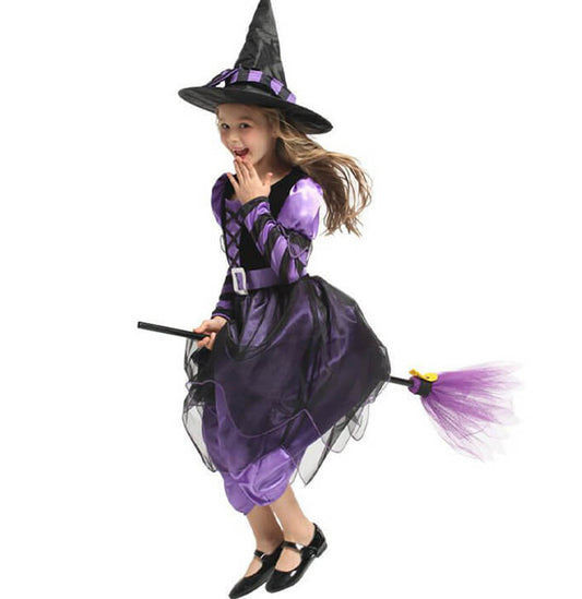 Girls Halloween Witch Dress