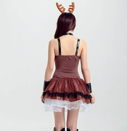 Women's Sexy Christmas Elk Party Costume