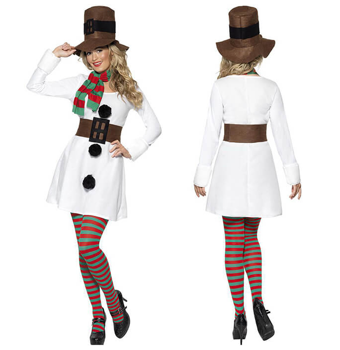 Couple Christmas Snowman Christmas Costume