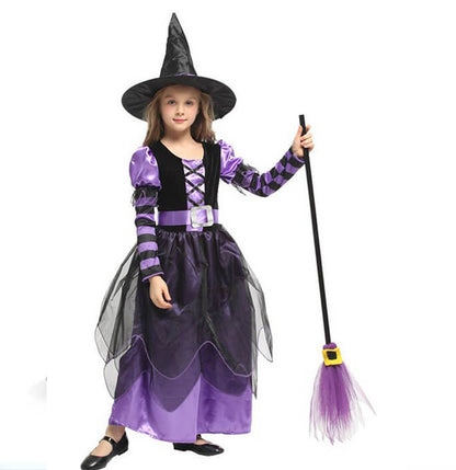 Girls Halloween Witch Dress