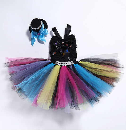 Girls Mad Hat Inspired Tutu Dress