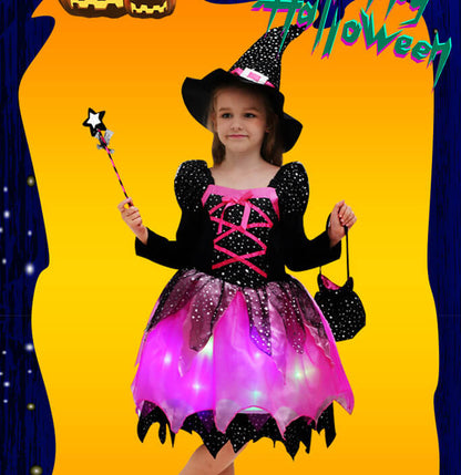 Girls Halloween Party Handmade Tutu Dress