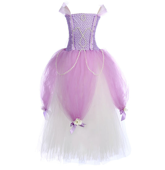 Girls Party Festival Princess Sofia Tutu Dress