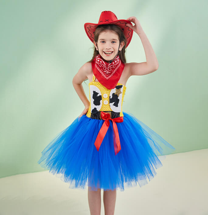 Girls Western Cowgirl Costume