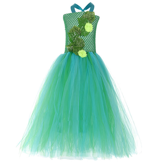 Girls Poison Ivy Inspired Tutu Dress