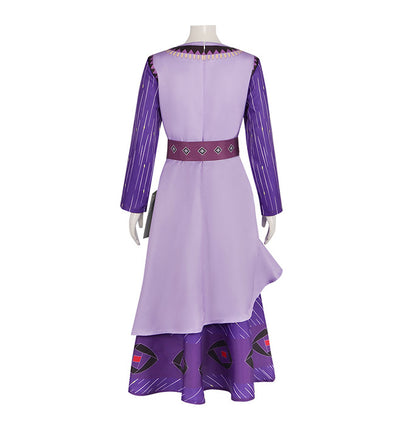 Girls Asha Princess Inspired Costume Dress