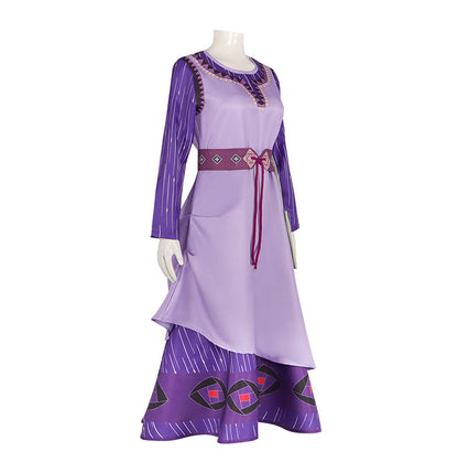 Girls Asha Princess Inspired Costume Dress