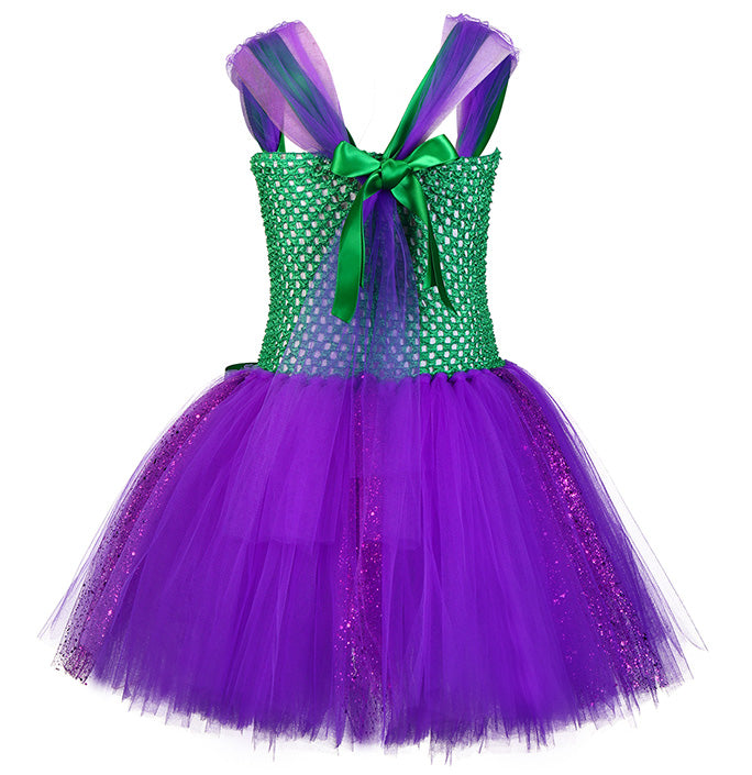 Girls Super Hero Green Hulk Tutu Dress