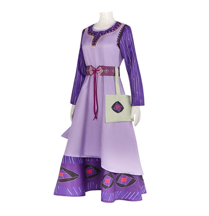 Girls Asha Princess Inspired Costume Dress