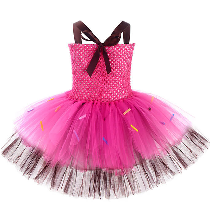 Girls Donut Pink Costume Dress