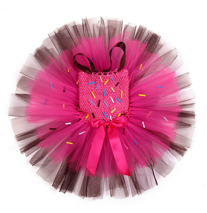 Girls Donut Pink Costume Dress