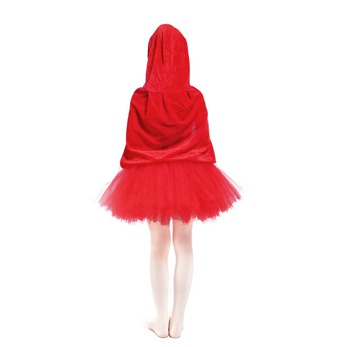 Girls Little Red Riding Hood Performance Tutu Dress
