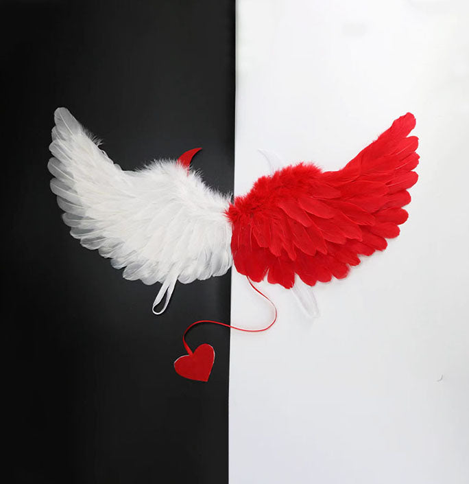 Children's Holiday Party Bicolor Angel Wings