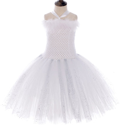 Tutu Dreams 4PCS Angel Costumes for Girls 2-10Y Birthday Outfit Halloween Party