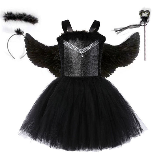 Girls Noble Dark Angel Costume