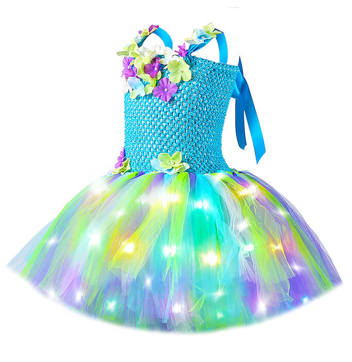 Girls LED Light Fairy Costume