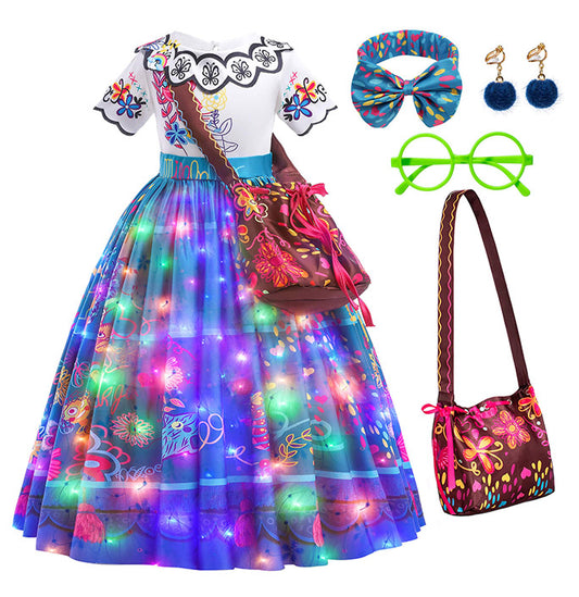 Girls Glowing Mirabel Costume Dress