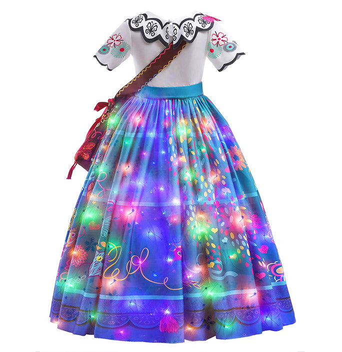 Girls Glowing Mirabel Costume Dress