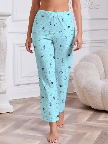 PinkBeautiM Womens Pajama Pants with Pockets, Soft Stretch Lounge Pants 3 Pack, Sizes M-XXXL