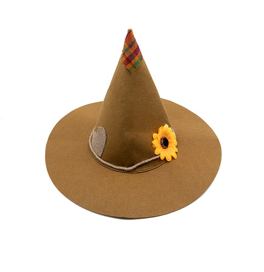 Sunflower Twine Halloween Felt Witch Hat