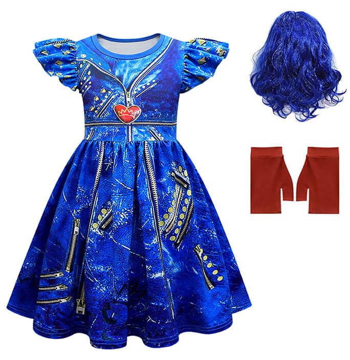 Girl Descendant Inspired Blue Dress