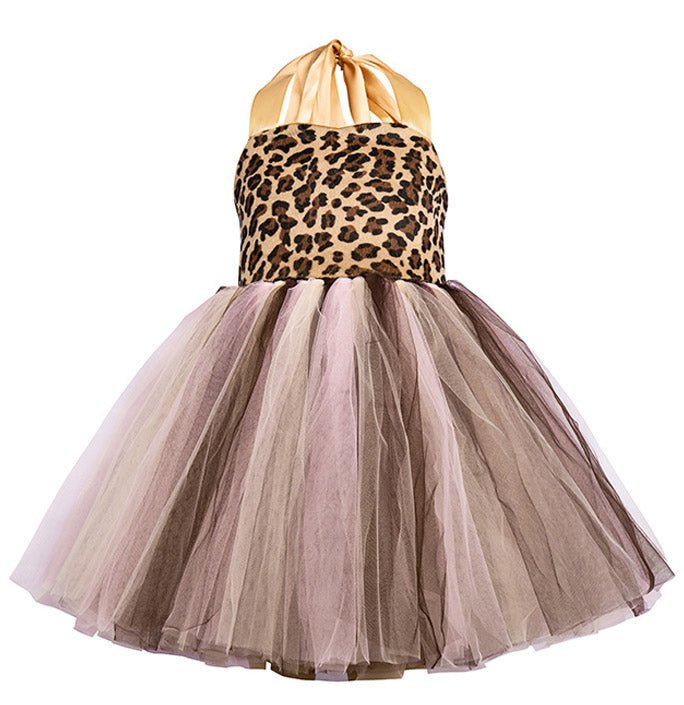 Girls Agile Leopard Inspired Tutu Dress