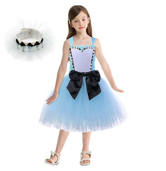 Girls Alice Inspired Costume Dress