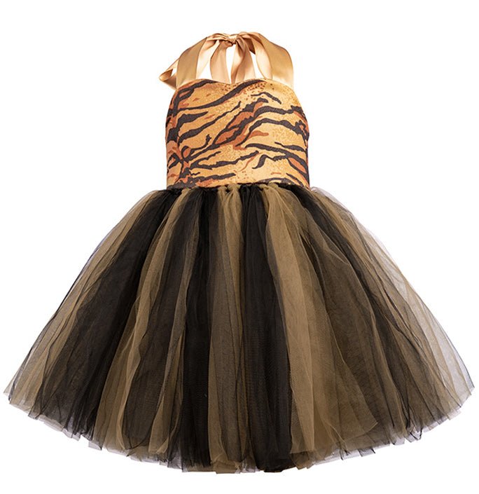 Girls Brave Tiger Inspired Tutu Dress