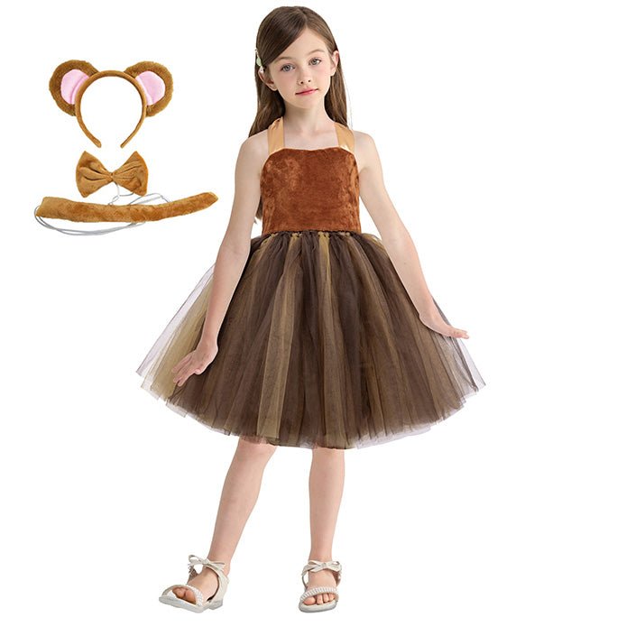 Girls Candid Bear Inspired Tutu Dress