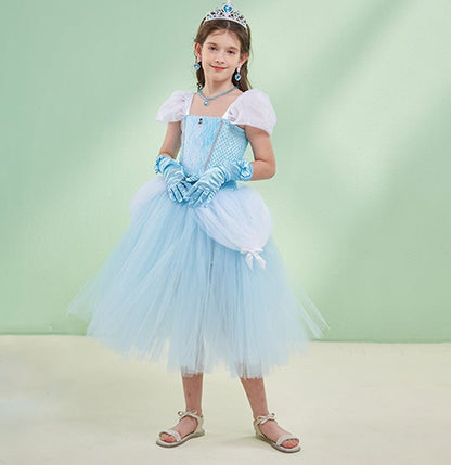 Girls Cinderella Birthday Party Tutu Dress