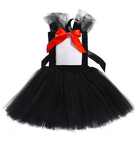 Girls Circus Black Costume Dress