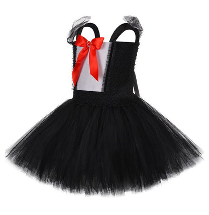 Girls Circus Black Costume Dress