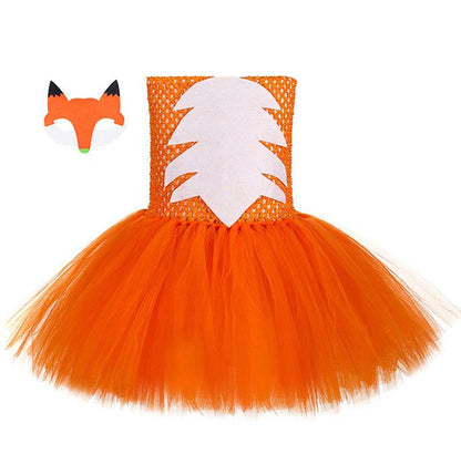 Girls Clever Fox Inspired Costume