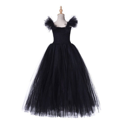 Girls Halloween Inspired Devil Witch Tutu Dress