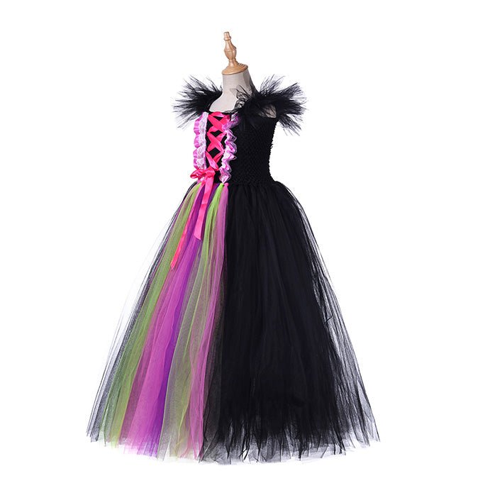 Girls Halloween Inspired Devil Witch Tutu Dress