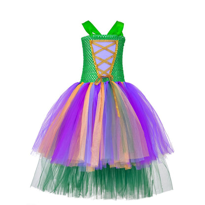 Girls Halloween Witch Costuems Dress