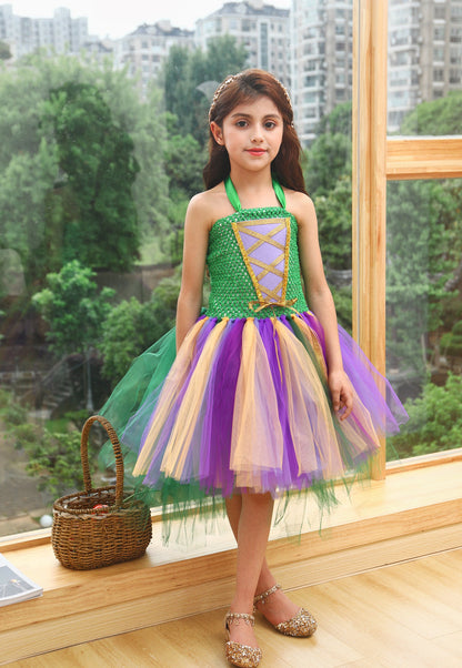 Girls Halloween Witch Costuems Dress