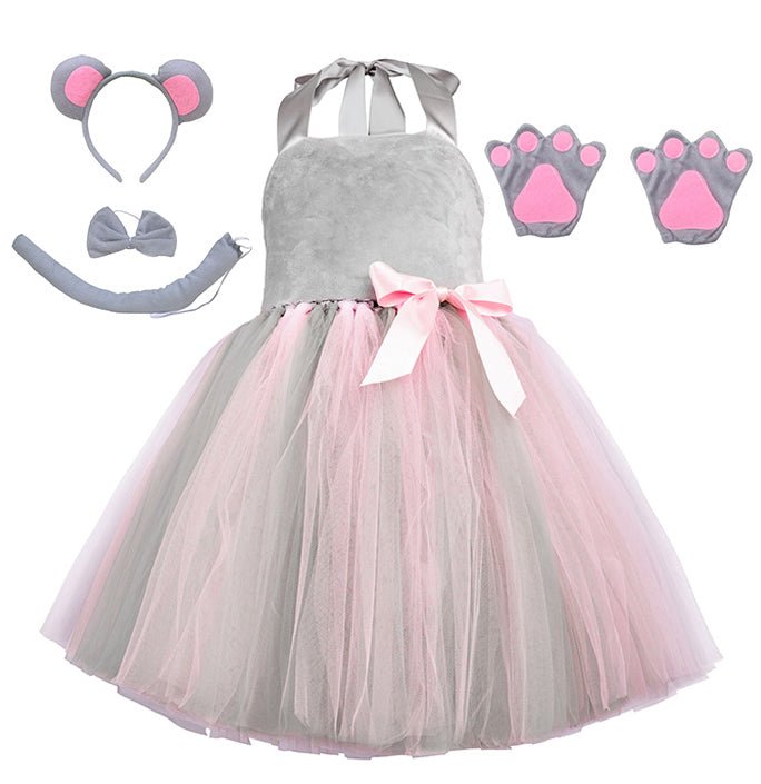 Girls Happy Mouse Inspired Costume