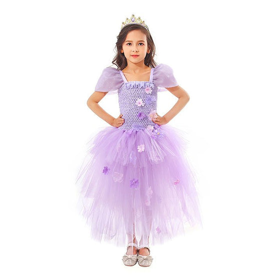 Girls Lilac Isabella Party Costume