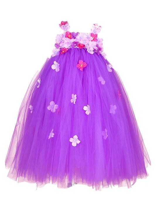 Girls Little Floral Festival Princess Dress