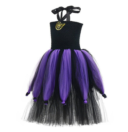 Girls Little Mermaid Witch Ursula Costume