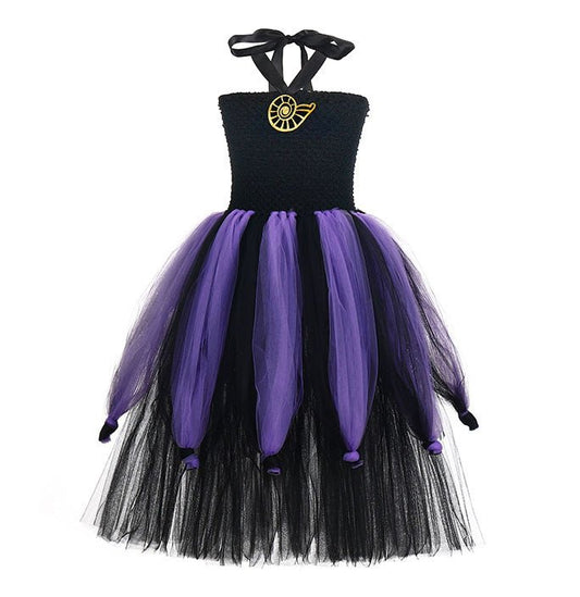 Girls Little Mermaid Witch Ursula Costume