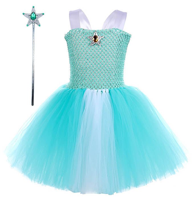 Girls Mario Rosetta Princess Tutu Dress