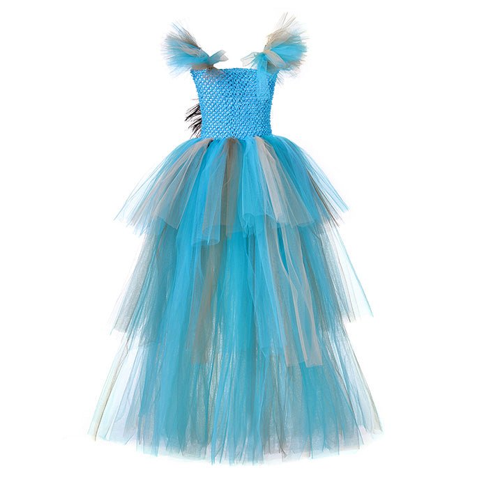 Girls Peacock Princess Ball Costume