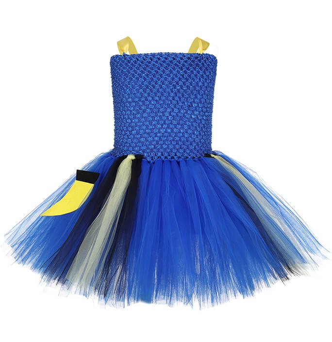 Girls Regal Blue Tang  Dory Tutu Dress