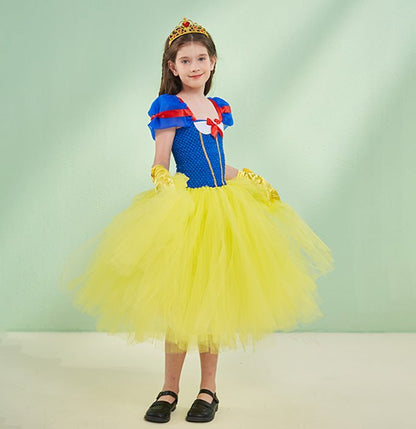 Girls Snow White Princess Inspired Costume