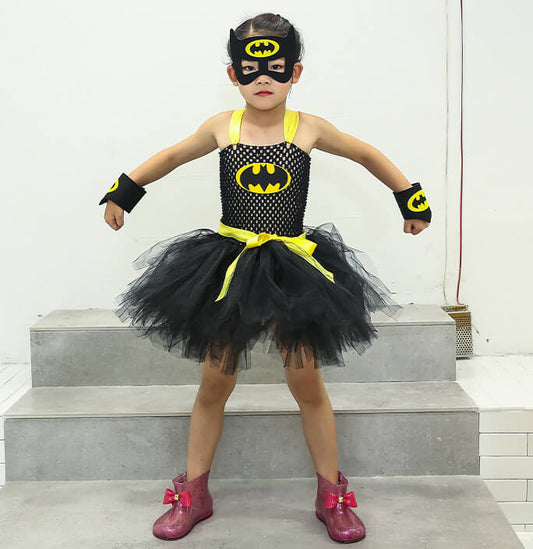 Girls Super Hero Bat Girl Costume